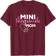 Mini Sheepadoodle Mom T-Shirt - T-Shirt | Maroon