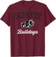 Flagler Palm Coast High School Bulldogs C3 T-Shirt - T-Shirt | Maroon