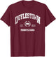 Doylestown PA | Pennsylvania | Vintage Throwback T-Shirt - T-Shirt | Maroon