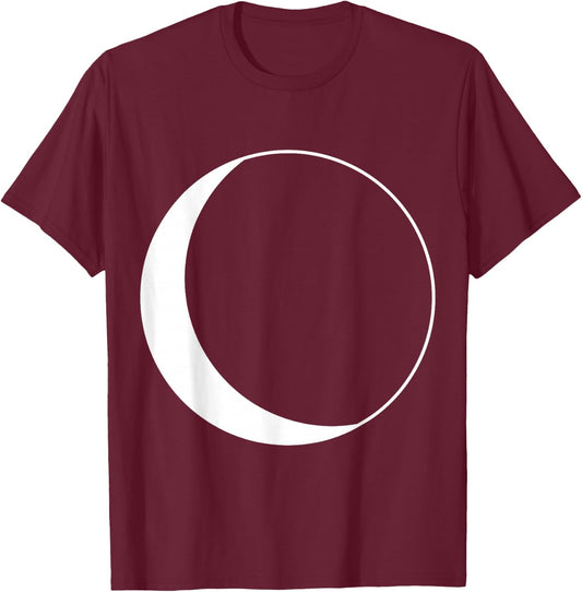 Crescent Moon T-Shirt - T-Shirt | Maroon