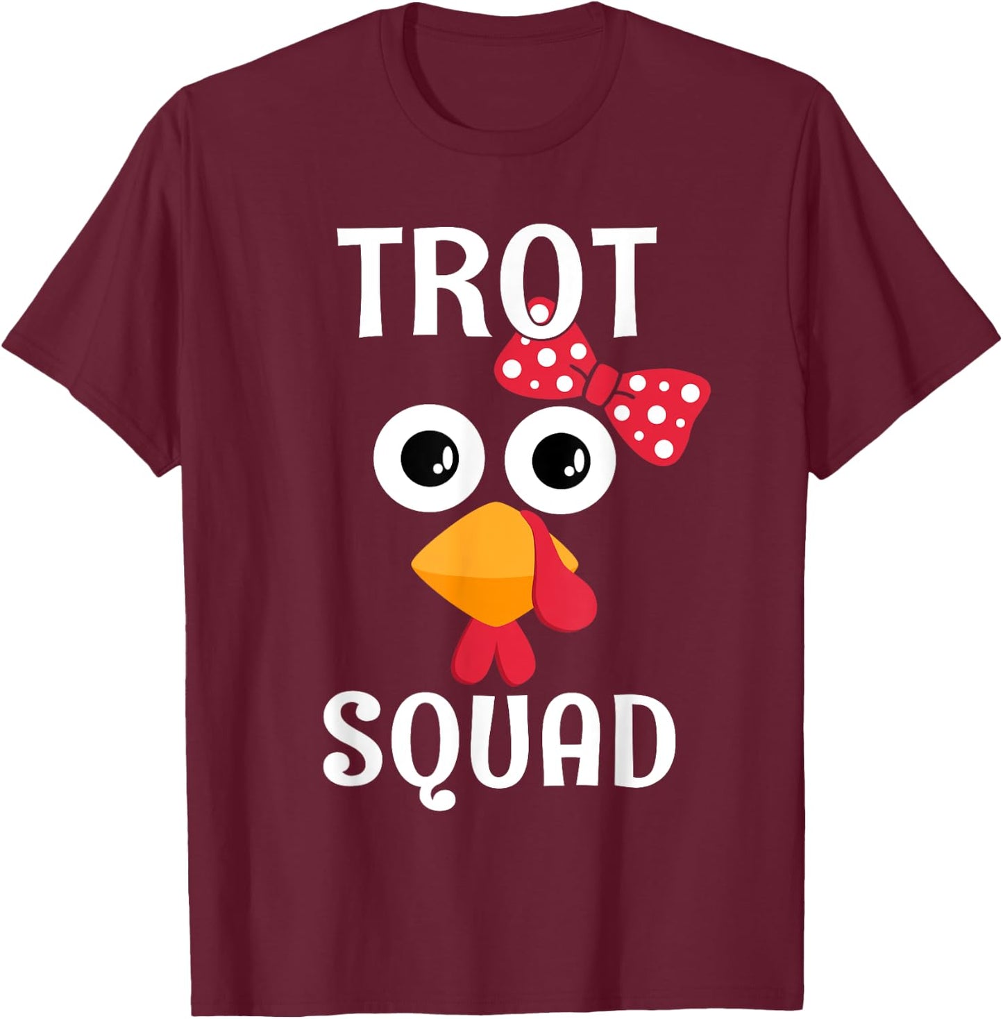 Turkey Trot Shirt Cute Running Gift T-Shirt - T-Shirt | Maroon
