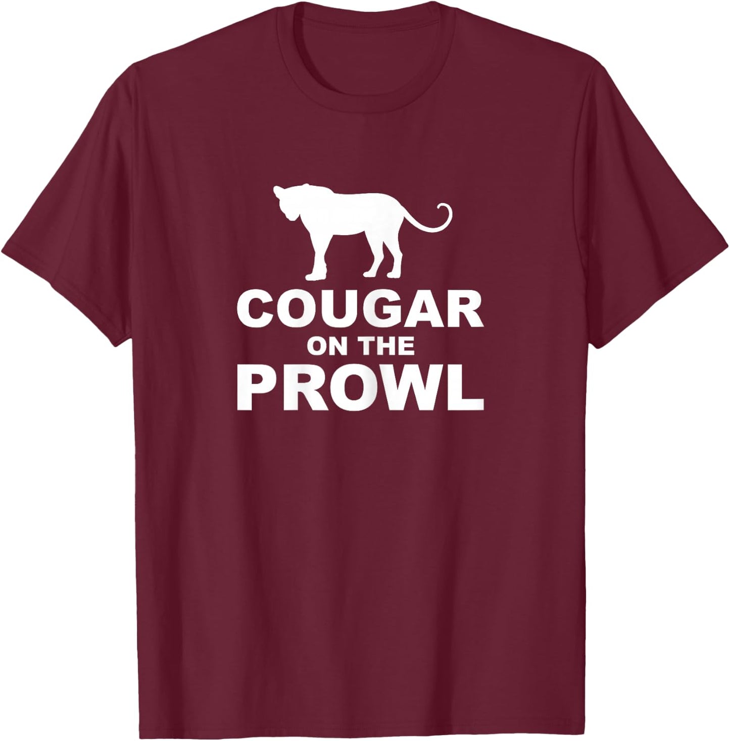 Cougar on the Prowl Women's T-Shirt - T-Shirt | Maroon