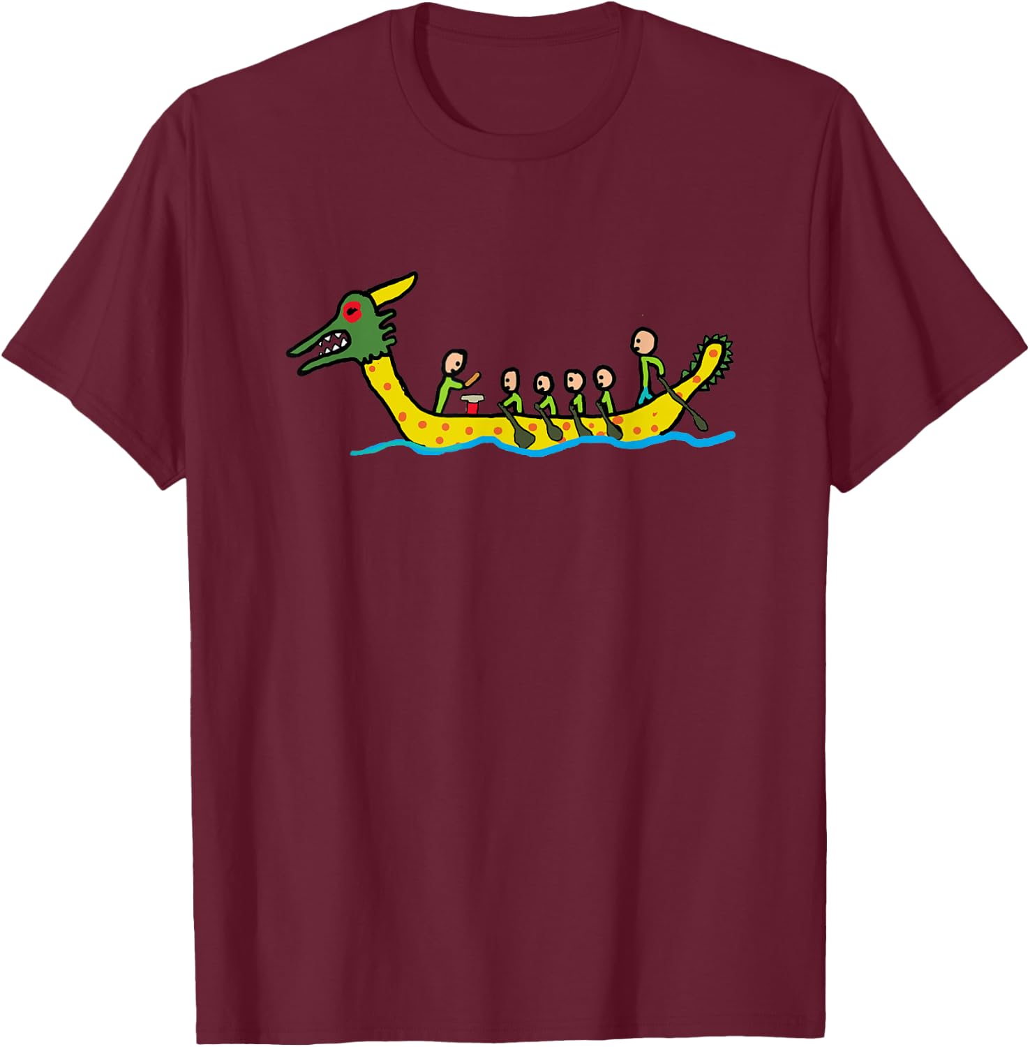 Dragon Boat Racing T-Shirt - T-Shirt | Maroon