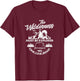 The Wilderness Must Be Explored Funny Camper T-Shirt - T-Shirt | Maroon