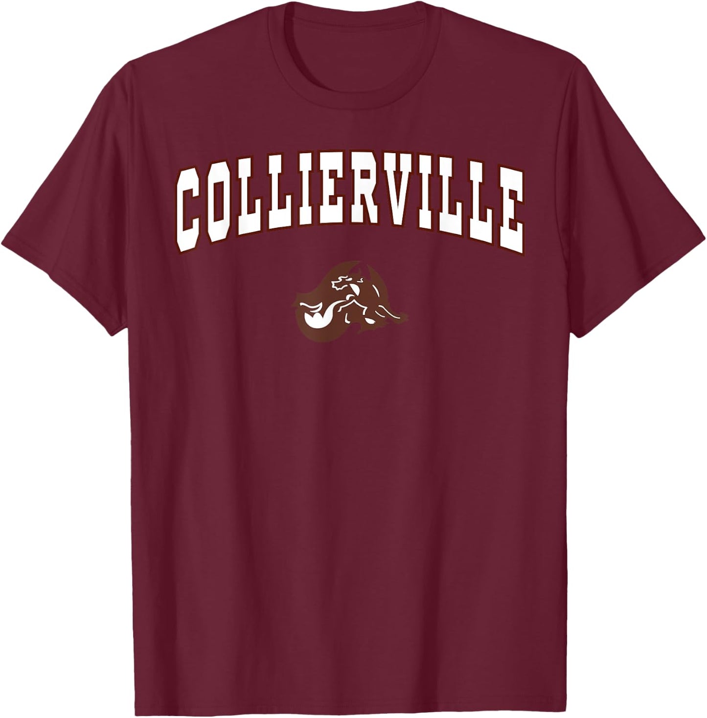 Collierville High School Dragons C2 T-Shirt - T-Shirt | Maroon