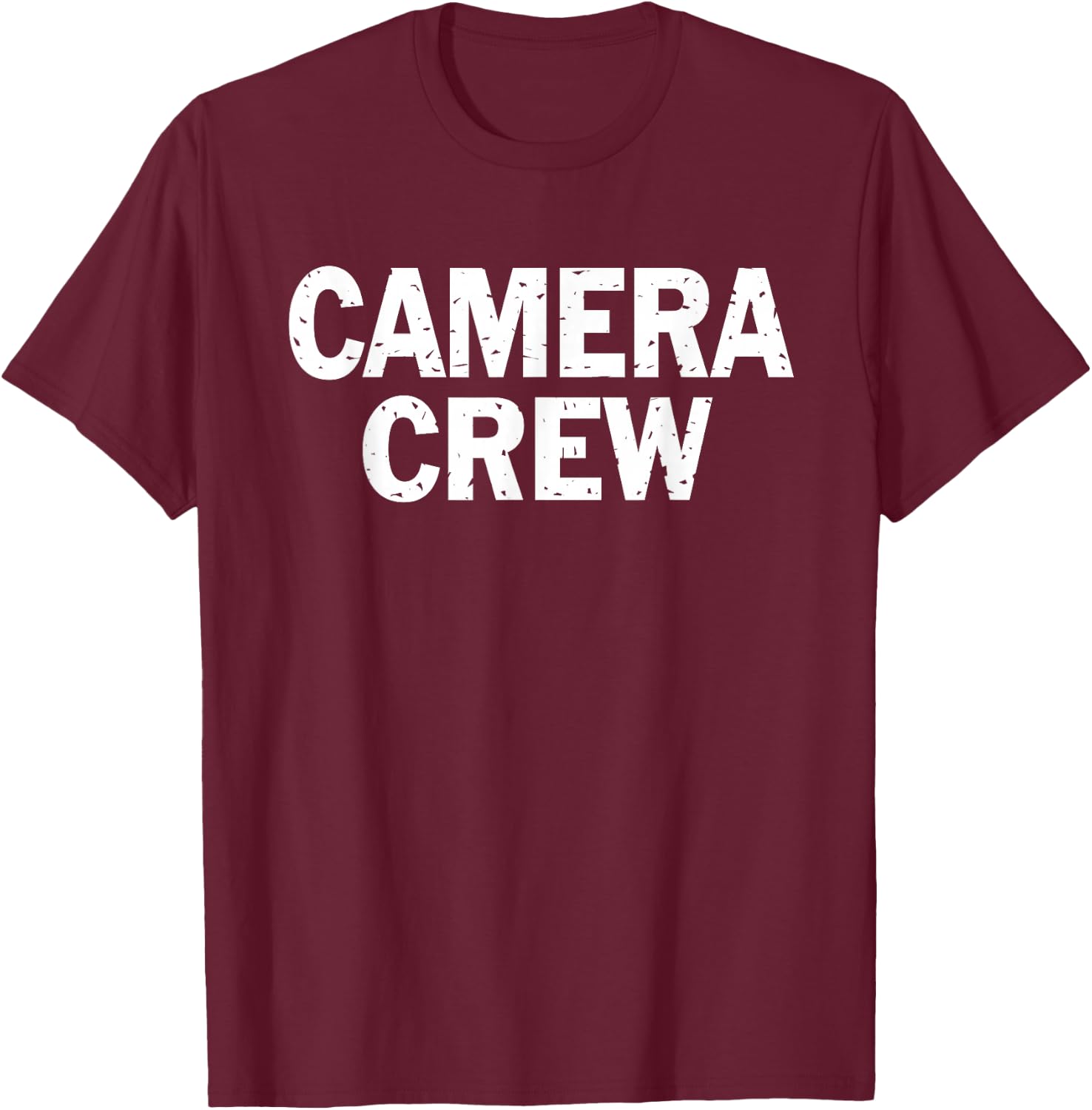 Camera Crew T-Shirt - T-Shirt | Maroon