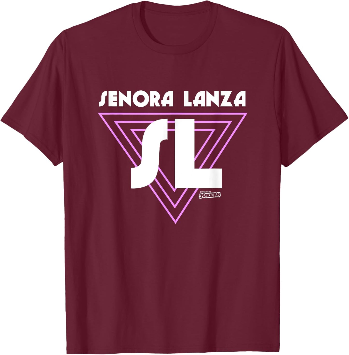 Impractical Jokers Senora Lanza Band T-Shirt - T-Shirt | Maroon