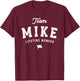 Mike Personalized Name Apparel Cld Adult Team Mike Lifetime Member Funny Name Mike Black Small Classic Fit Modern Casual Sports Cotton Blend Machine Wash Short Sleeve T-Shirt - T-Shirt | Maroon