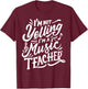I'm Not Yelling I'm A Music Teacher Funny Back To School Women T-Shirt - T-Shirt | Maroon