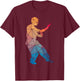 Geometric Cool Kung Fu Shape Gift T-Shirt - T-Shirt | Maroon