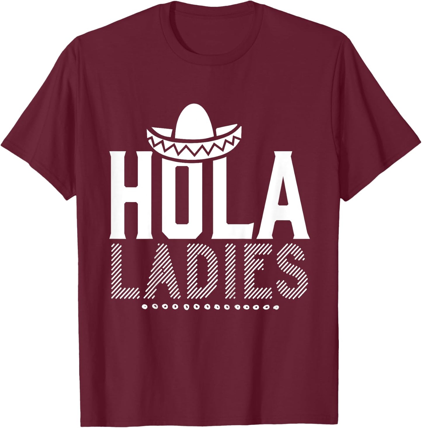 Kids Hola Ladies Toddler T-Shirt - T-Shirt | Maroon
