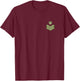 British Army Staff Sergeant OR7 rank T-Shirt - T-Shirt | Maroon