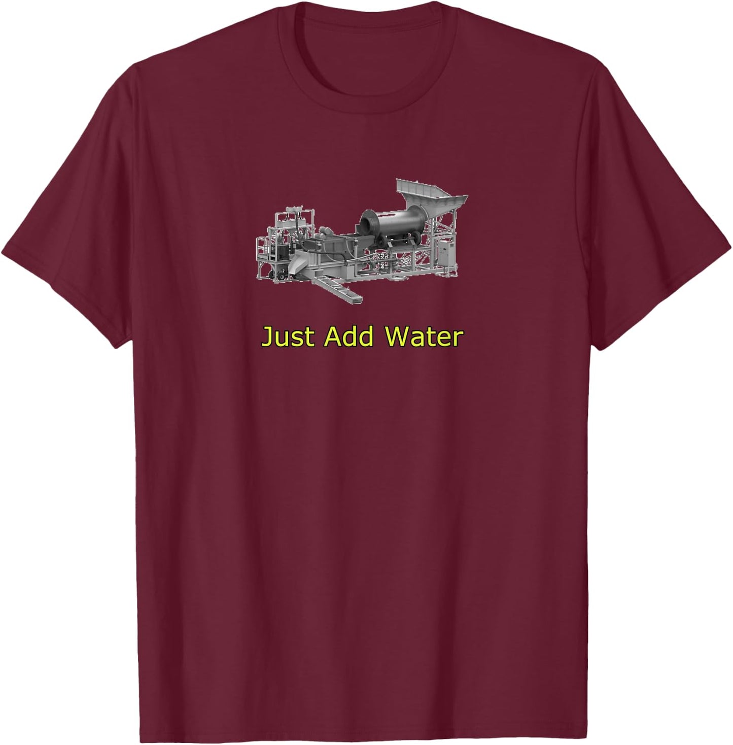 Gold Rush Mining Machine Shirt T-Shirt - T-Shirt | Maroon