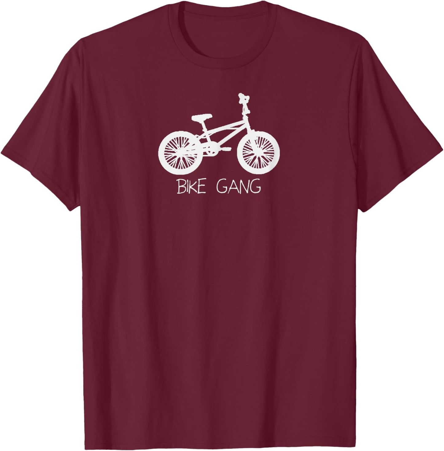 Bike Gang T-Shirt - T-Shirt | Maroon