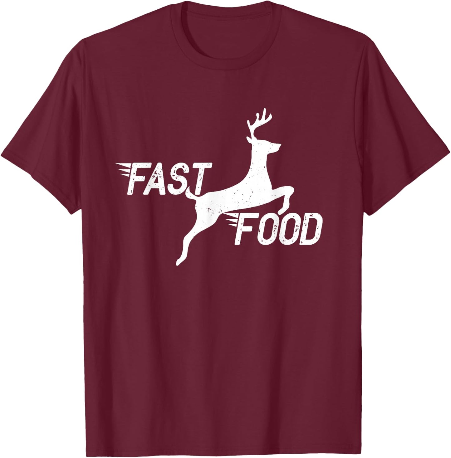 Deer Hunting Shirts & Funny Hunter Gifts Men's Black Classic Fit Short Sleeve Small T-Shirt - T-Shirt | Maroon