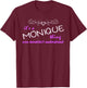 Monique Name - You Wouldn't Understand! T-Shirt - T-Shirt | Maroon