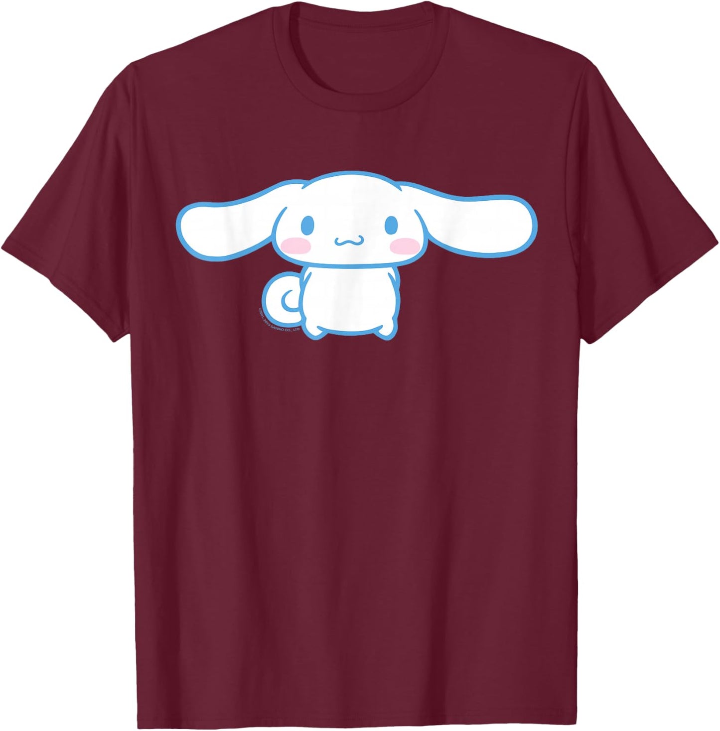 Cinnamoroll Front and Back Shirt T-Shirt - T-Shirt | Maroon