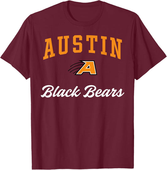 Austin High School Black Bears C3 T-Shirt - T-Shirt | Maroon