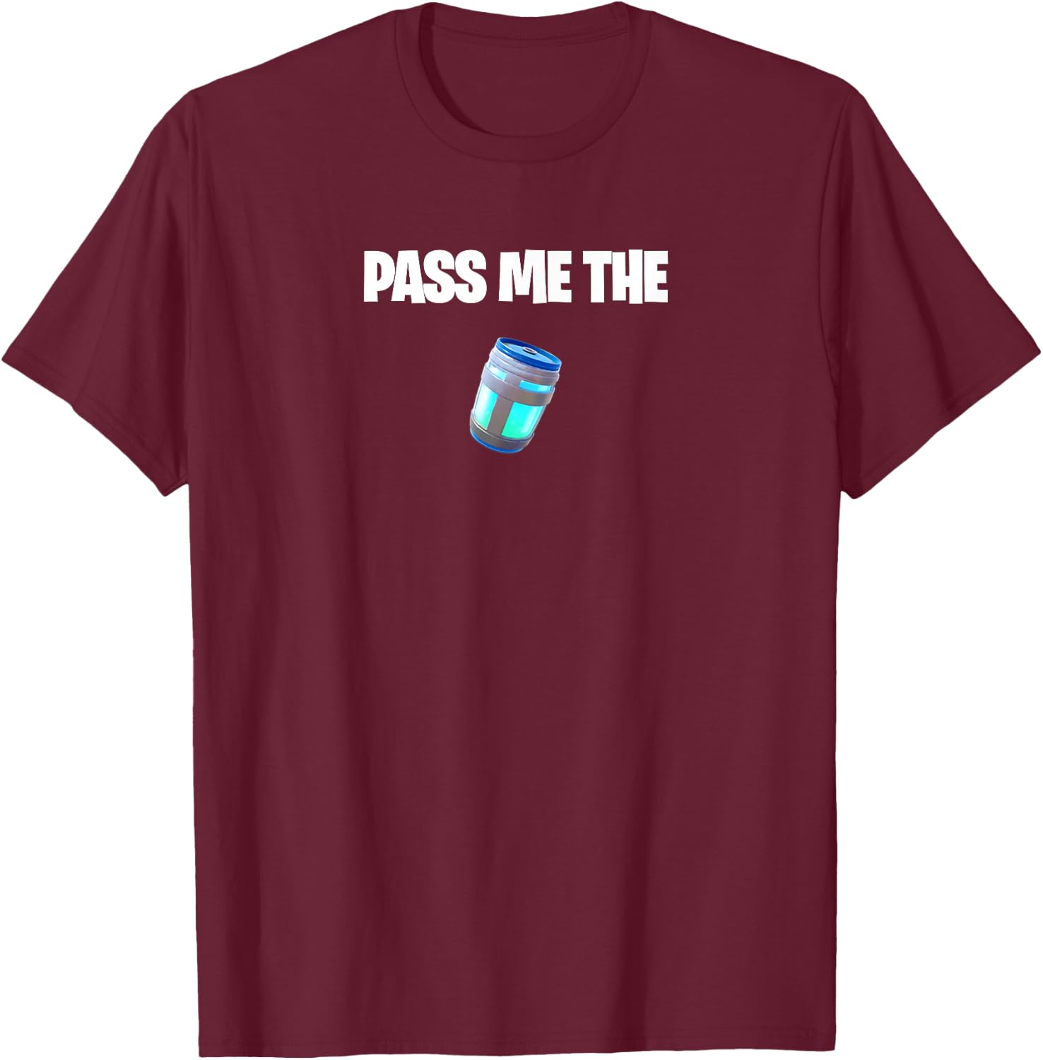 Pass Me The Chug Jug - Funny Battle Royale T-Shirt - T-Shirt | Maroon