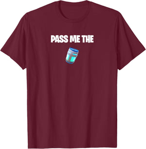 Pass Me The Chug Jug - Funny Battle Royale T-Shirt - T-Shirt | Maroon