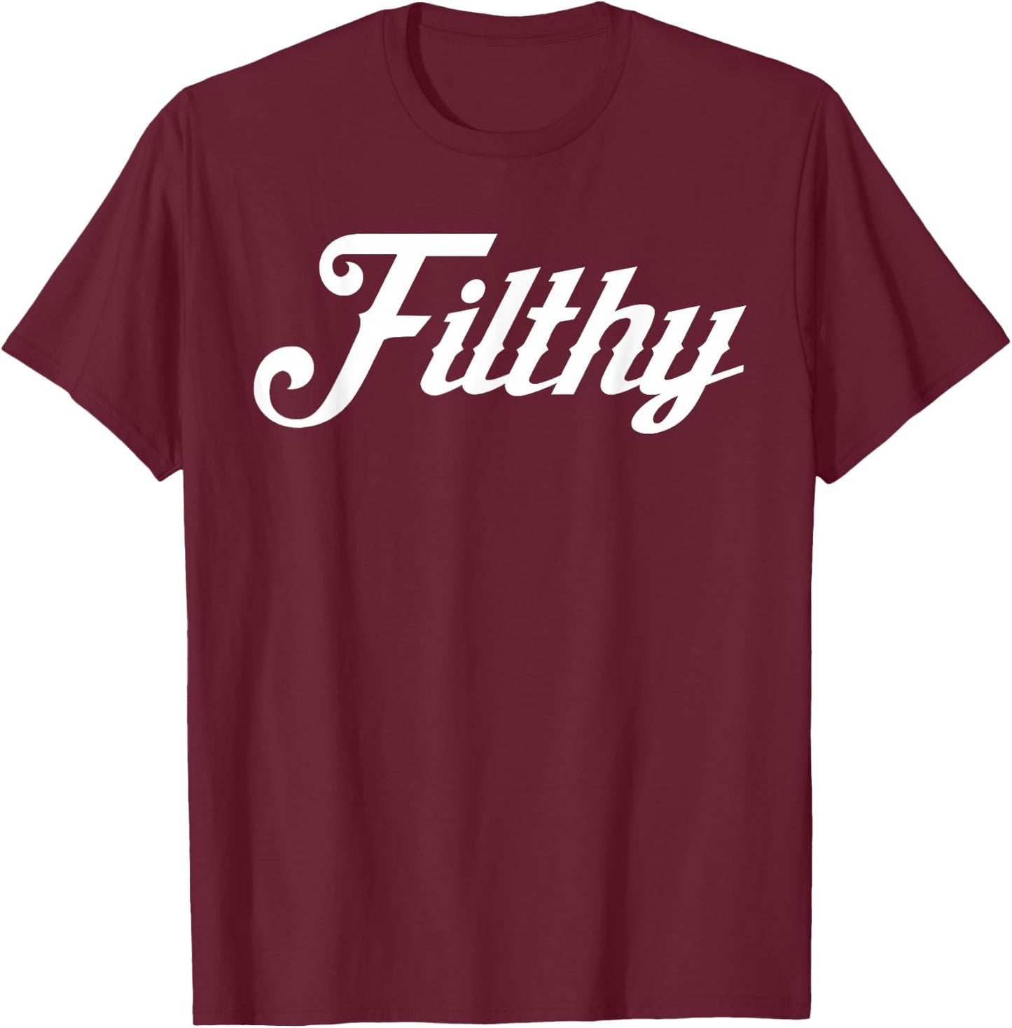 Filthy Tattoo Style T-Shirt - T-Shirt | Maroon