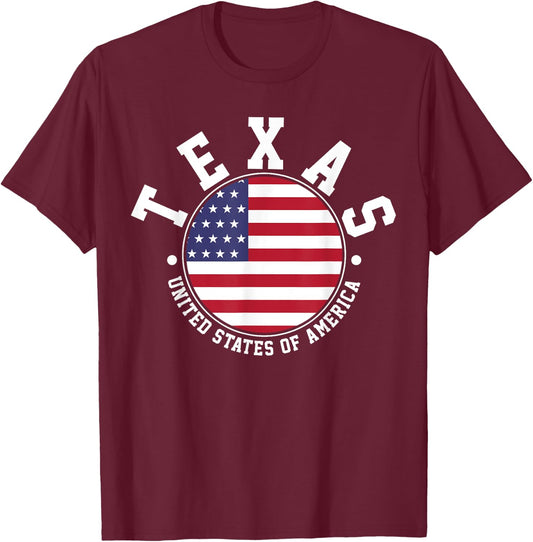 Texas T-Shirt - T-Shirt | Maroon
