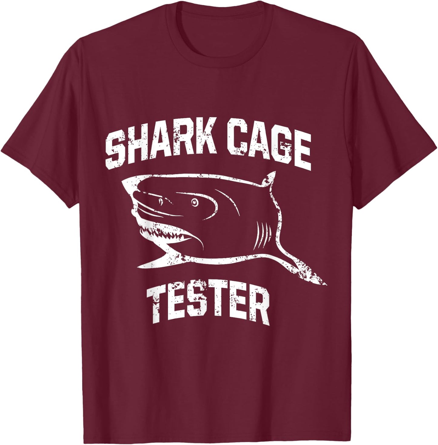 Amputee Humor Shark Leg Arm Funny Recovery Gifts T-Shirt - T-Shirt | Maroon