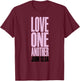 Love One Another Christian T-Shirt - T-Shirt | Maroon