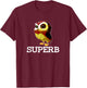 The Cute Superb Owl Shirt - Owl Bird Shirt T-Shirt - T-Shirt | Maroon
