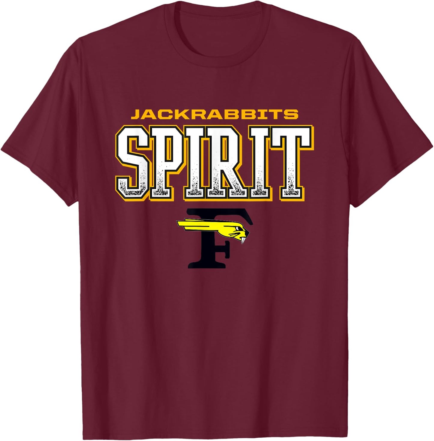 Forney Jackrabbits Logo Spirit HS T-Shirt - T-Shirt | Maroon