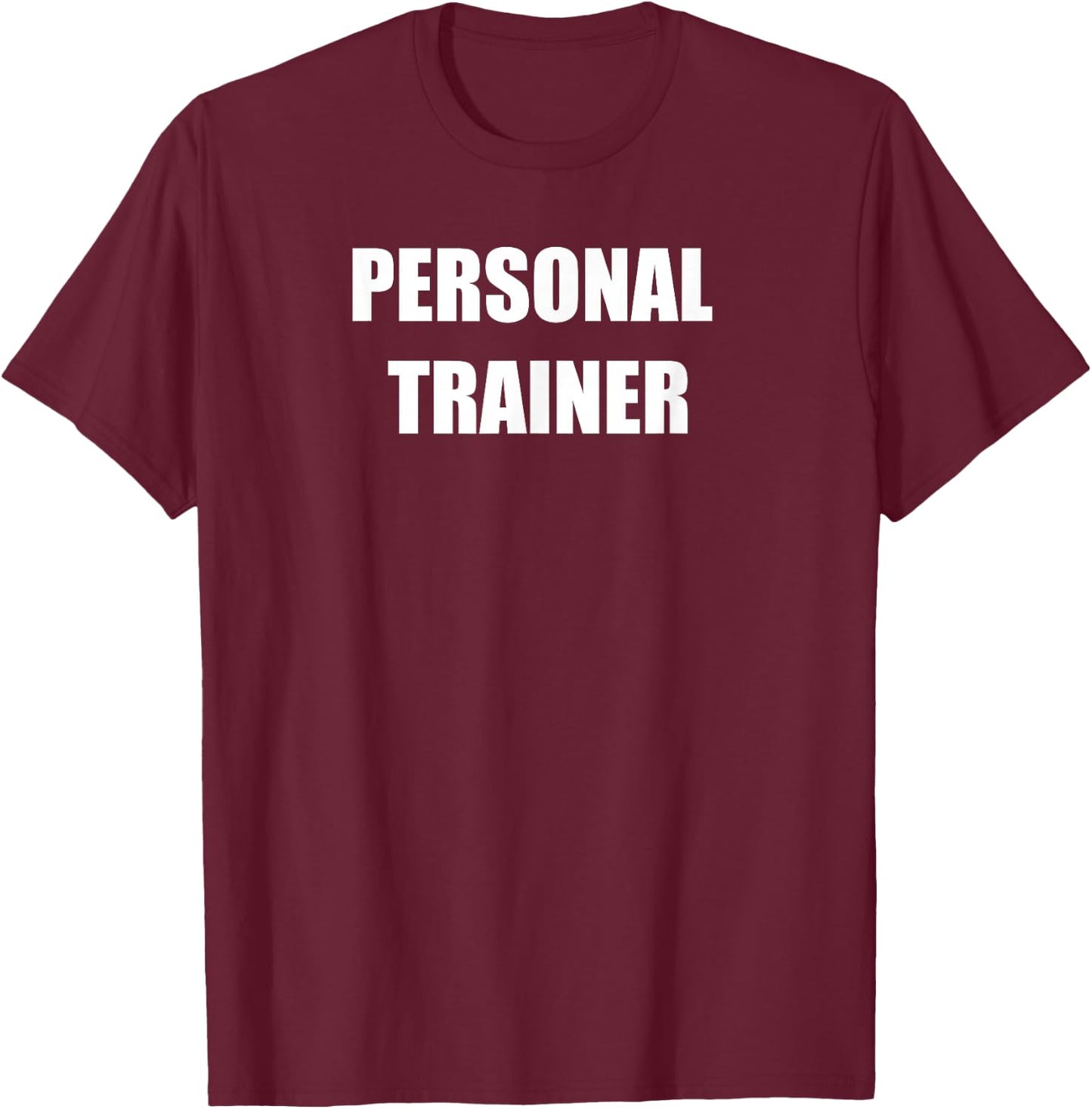 Personal Trainer - Front and Back - Classic T-Shirt - T-Shirt | Maroon