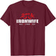 IRONWIFE Tri IronSherpa Triathlon - Haul Cheer Triathlete T-Shirt - T-Shirt | Maroon