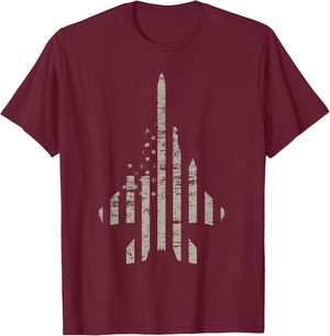 F-15 Eagle Plane , Funny Air Force Quotes Gift T-Shirt - T-Shirt | Maroon