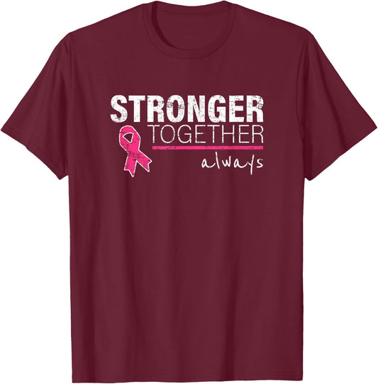 Nice Message Breast Cancer Awareness Pink Ribon Men Women T-Shirt - T-Shirt | Maroon