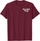 (2 Sided) Barista Dad There are No Bad Mornings Only Under T-Shirt - T-Shirt | Maroon