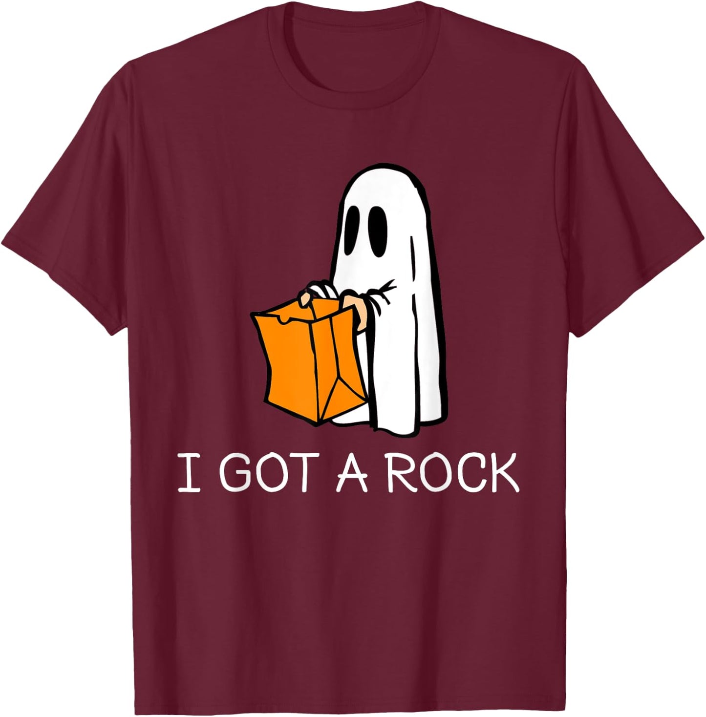 I Got A Rock Trick or Treat T-Shirt - T-Shirt | Maroon