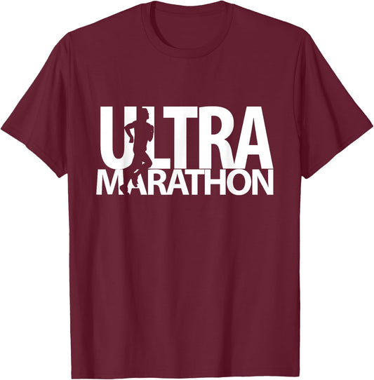 Ultramarathon Ultra Running 50K 100K Long Distance Racer T-Shirt - T-Shirt | Maroon