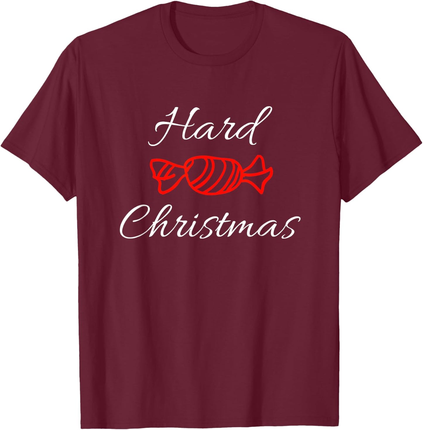 Hard Candy Christmas T-Shirt - T-Shirt | Maroon