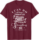 I Can Do All Things Philippians 4:13 Bible Verse T-Shirt - T-Shirt | Maroon