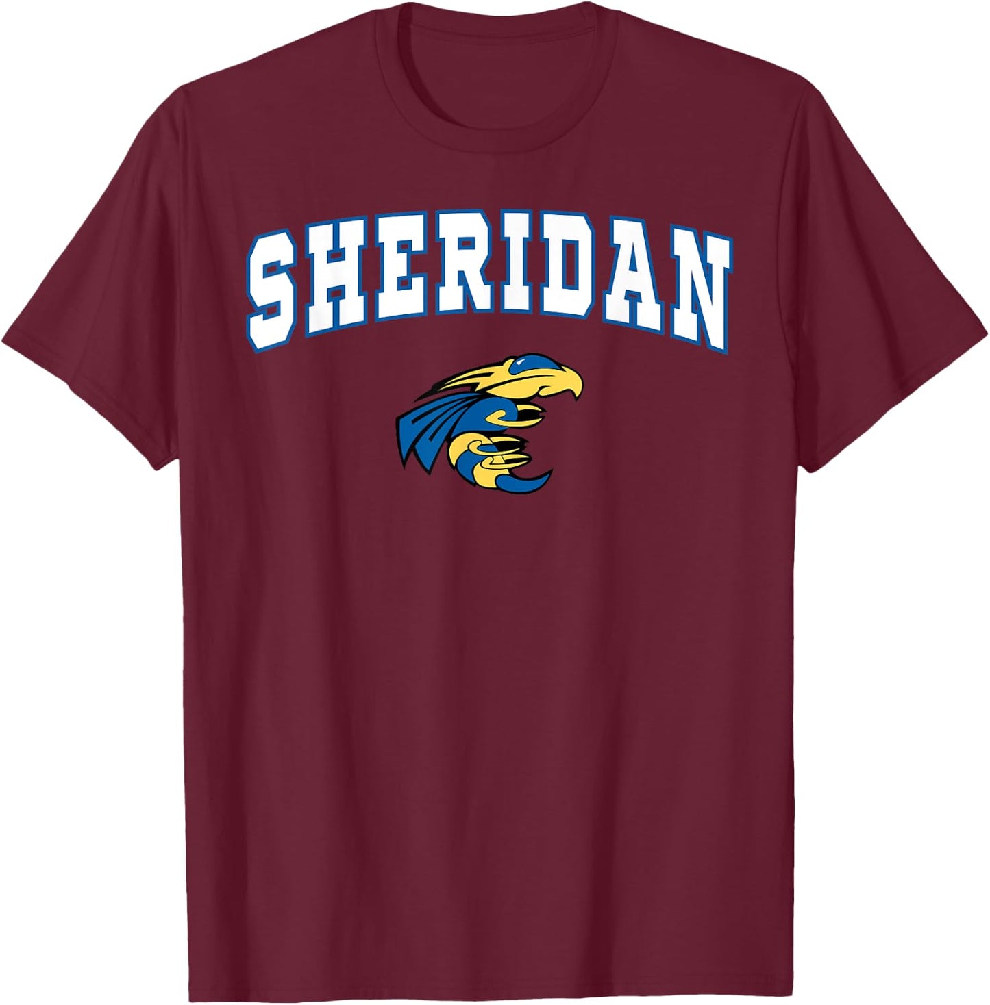 Sheridan High School Yellowjackets C2 T-Shirt - T-Shirt | Maroon