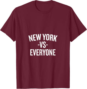 Newyork Vs Everyone Halloween Christmas Funny Cool H T-Shirt - T-Shirt | Maroon