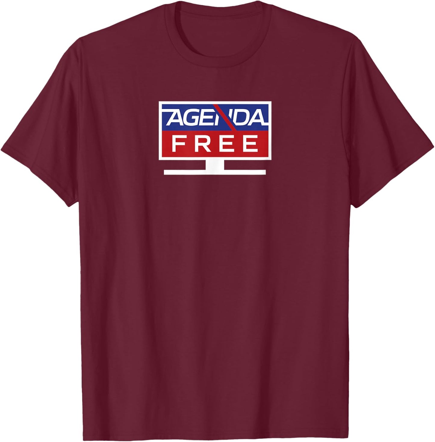 Agenda-Free T-Shirt - T-Shirt | Maroon