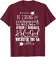 Joshua 1:9 Christian Bible Verse Pink T-Shirt - T-Shirt | Maroon