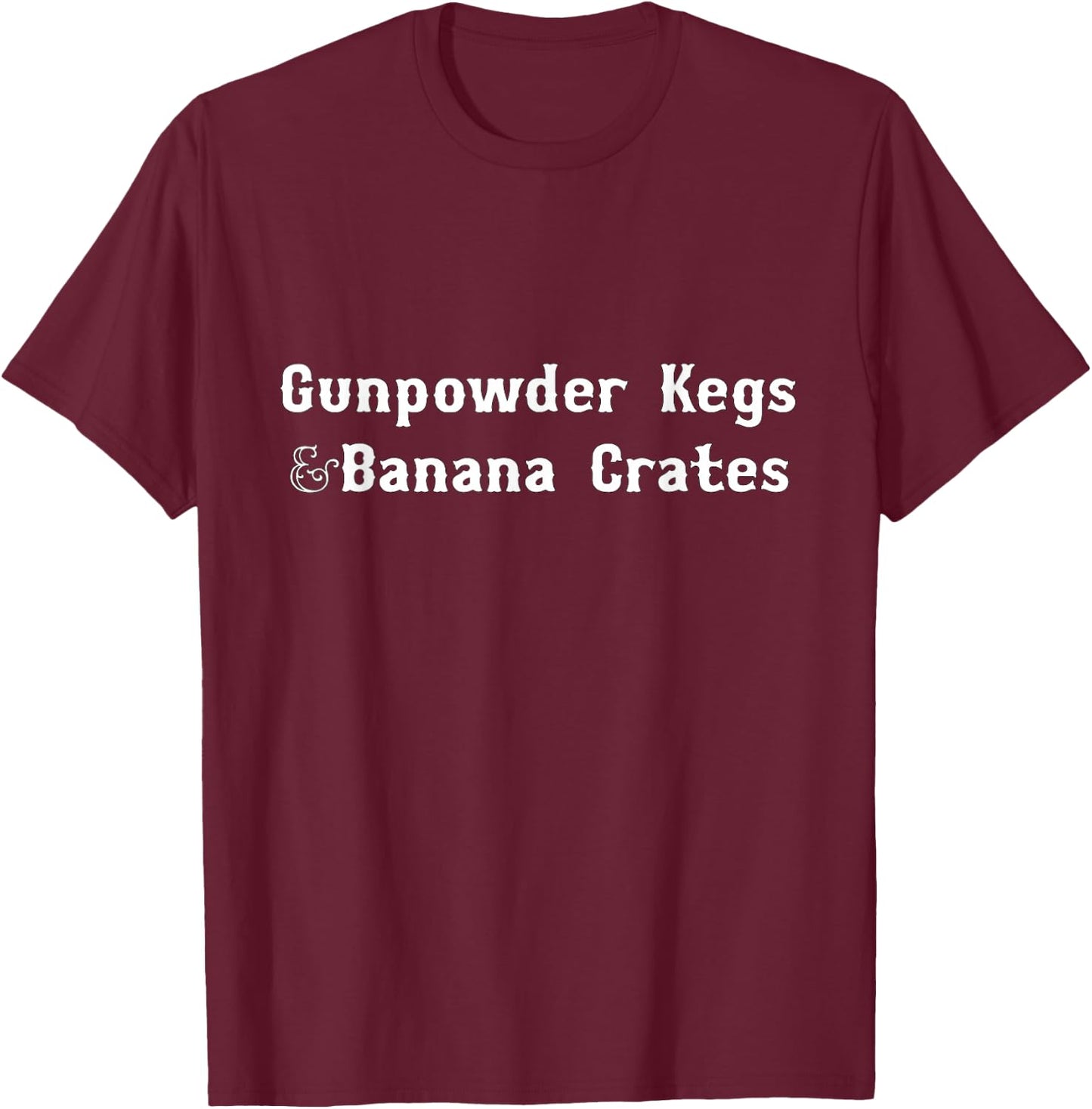 Kegs n Crates Pirate Thieves of the Sea T-Shirt - T-Shirt | Maroon