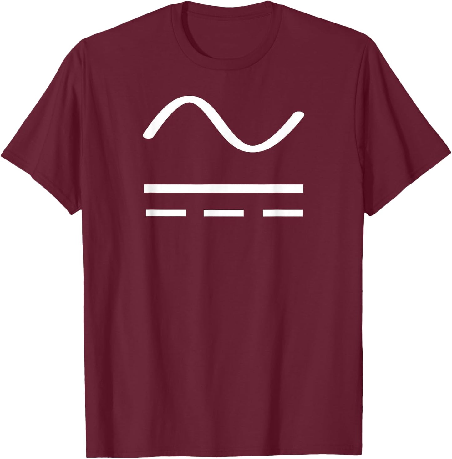 Funny Electrician Design Electrical AC or DC Current T-Shirt - T-Shirt | Maroon