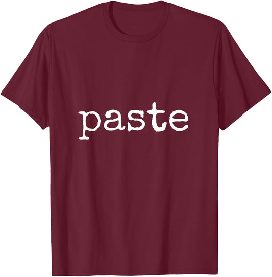 Matching Copy Paste ctrl + v Mothers and Fathers Day T-Shirt - T-Shirt | Maroon