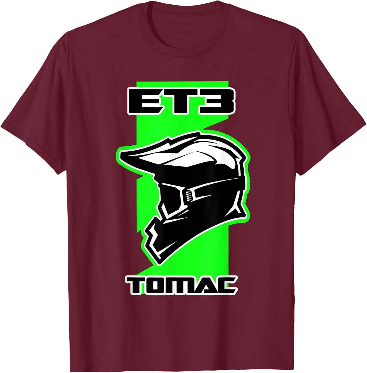Tomac Dirt Bike Racing T-Shirt - T-Shirt | Maroon