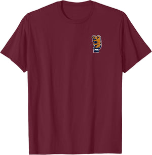 Penn State Nittany Lions Mascot Front/Back Dark Heather T-Shirt - T-Shirt | Maroon
