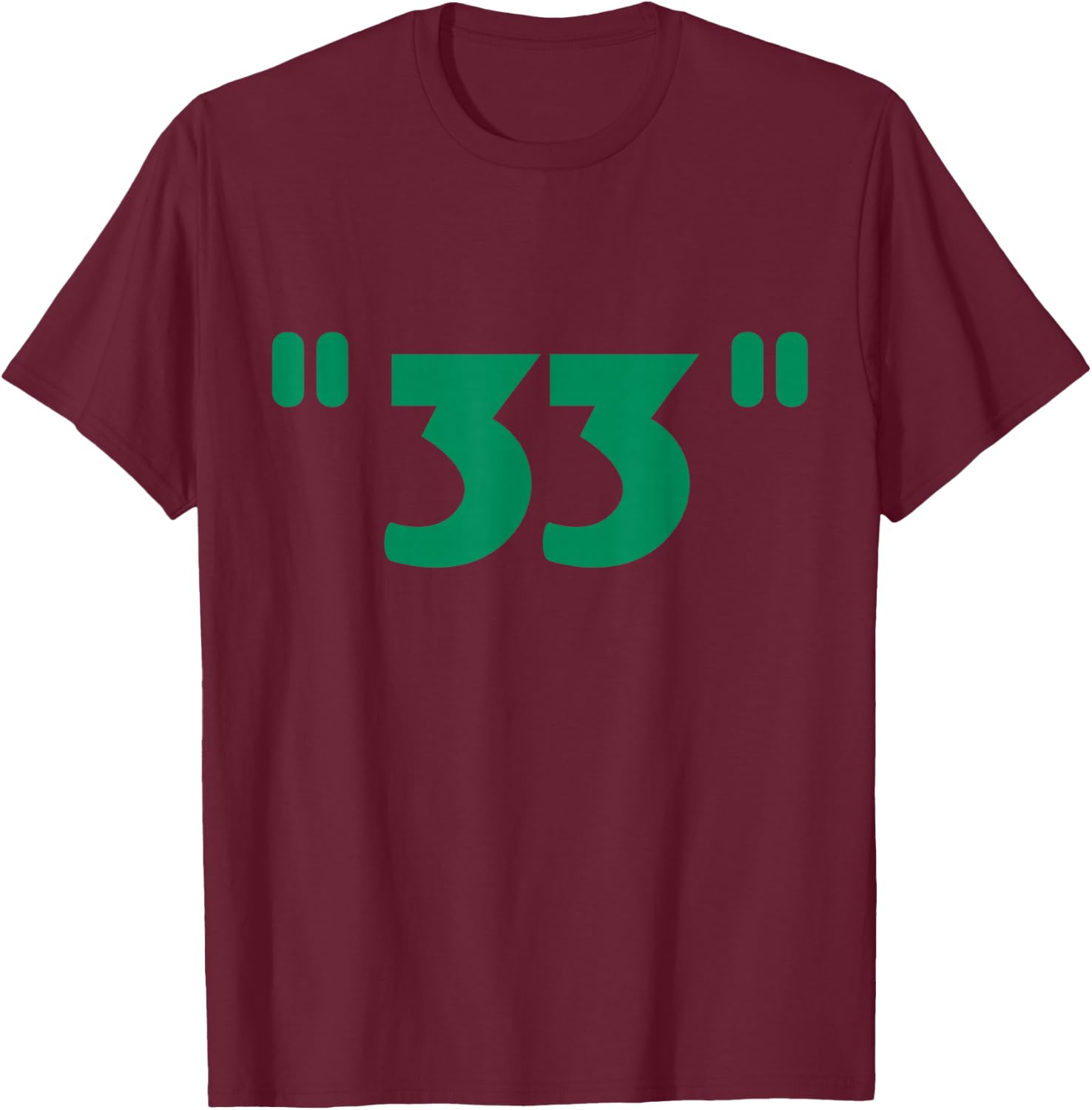 Rolling Rock "33" Logo T-Shirt - T-Shirt | Maroon