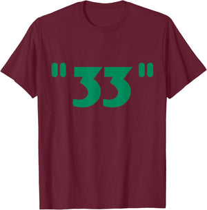 Rolling Rock "33" Logo T-Shirt - T-Shirt | Maroon